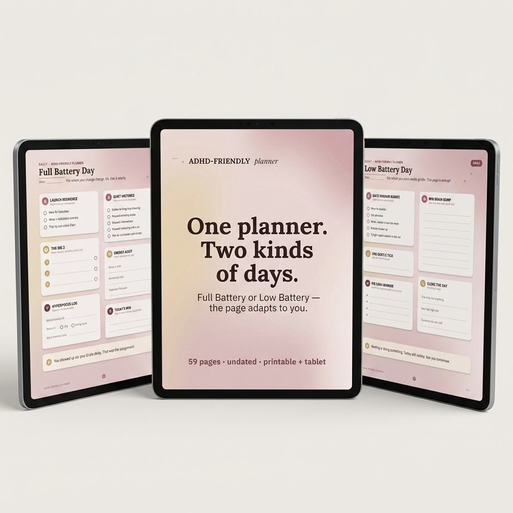 The ADHD-Friendly Planner — Complete System